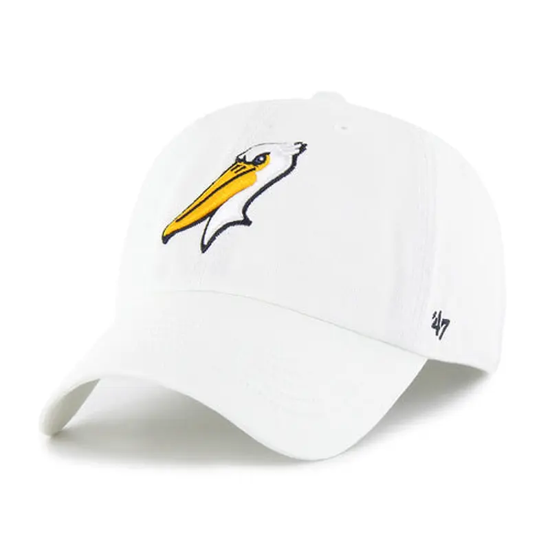 Myrtle Beach Pelicans 47 Brand White Alternate Logo Franchise Cap