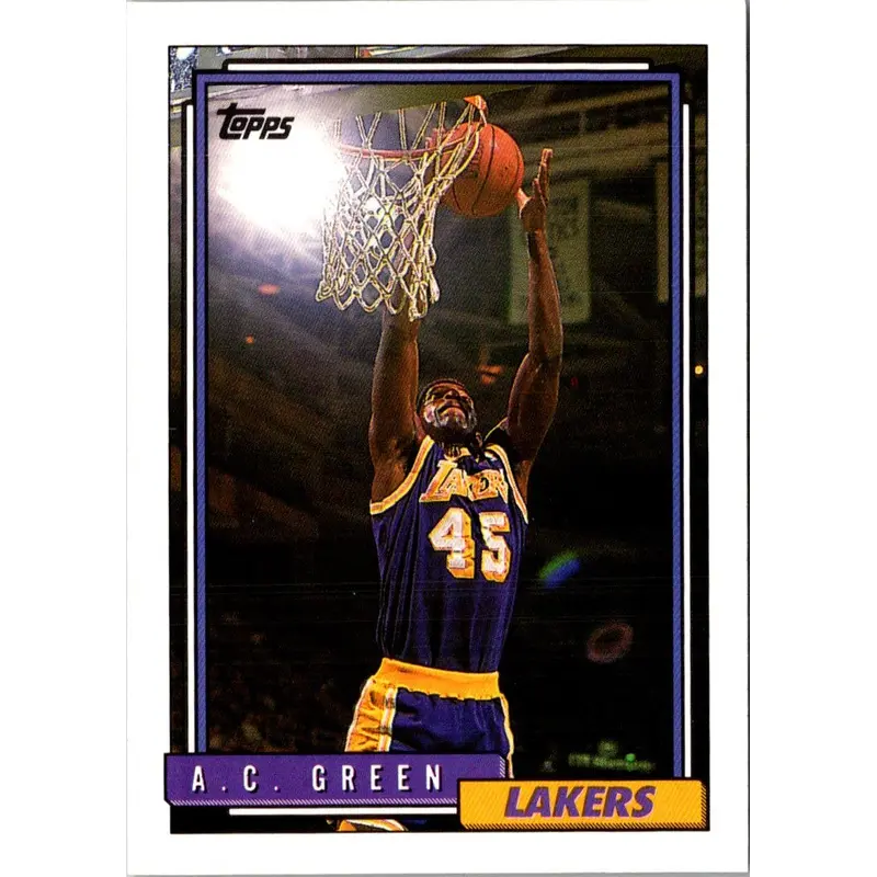 1992 Topps A.C. Green #159