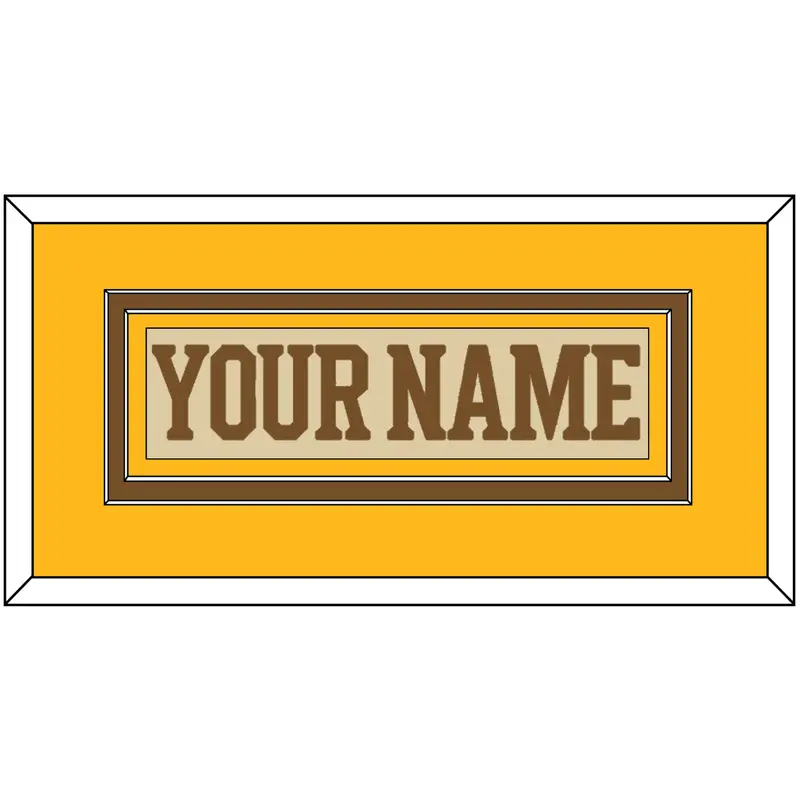 Boston Nameplate - Centennial Alternate Cream - Double Mat 3