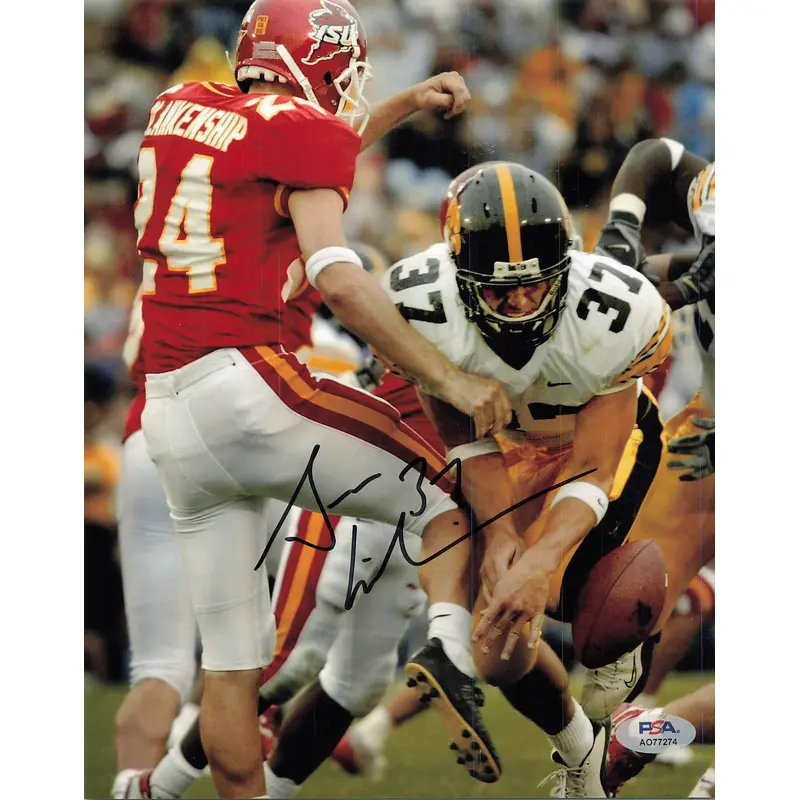 Sean Considine signed 8x10 photo PSA/DNA Iowa Hawkeyes Autographed