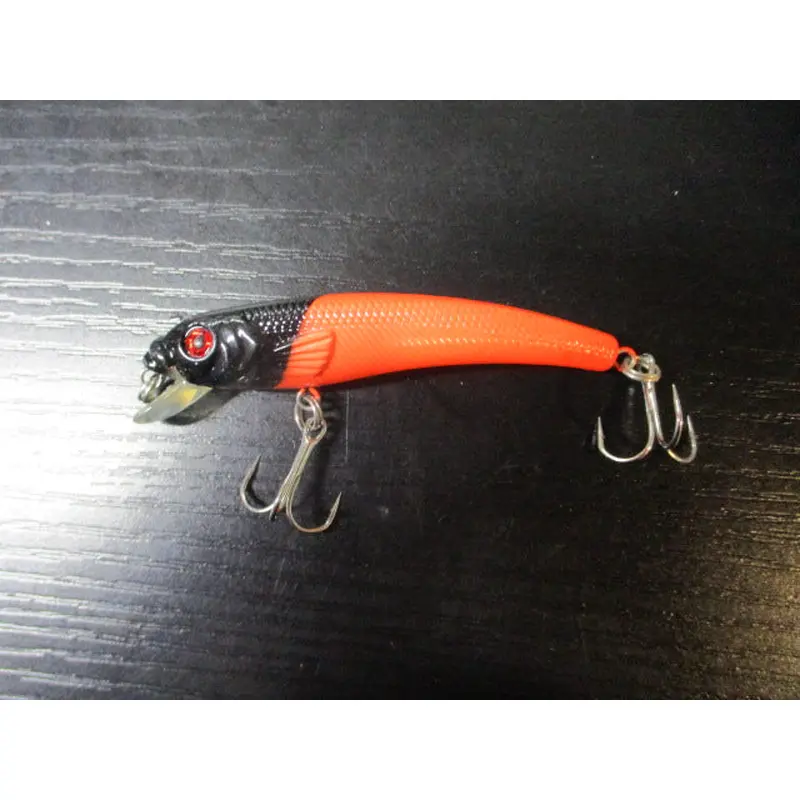 Used Black and Orange Jerk Bait Lure