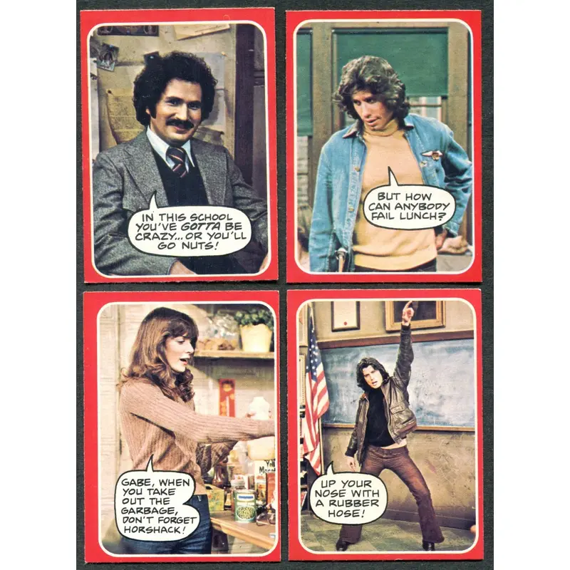 1976 OPC O-Pee-Chee Welcome Back Kotter Complete Set (55) NM NM/MT
