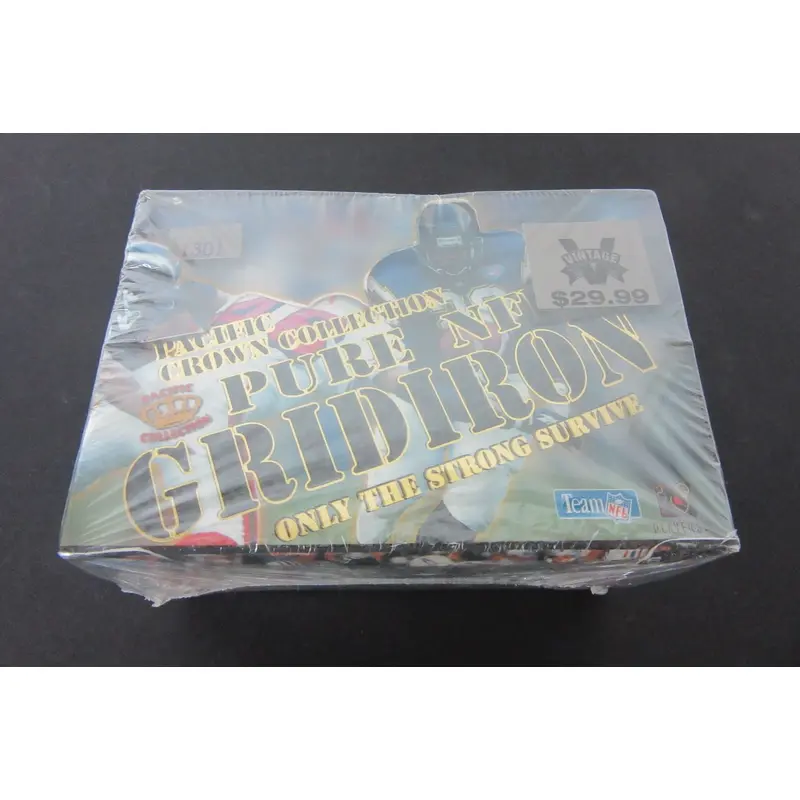 1995 Pacific Crown Collections Pure Gridiron Football Box