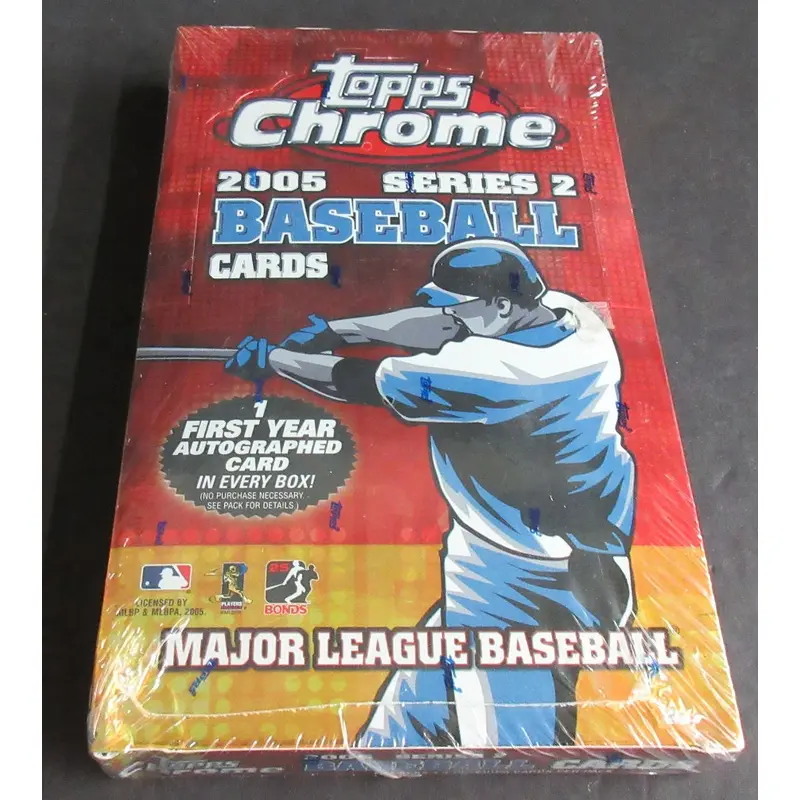 2005 Topps Chrome Baseball Series 2 Box (20/4)