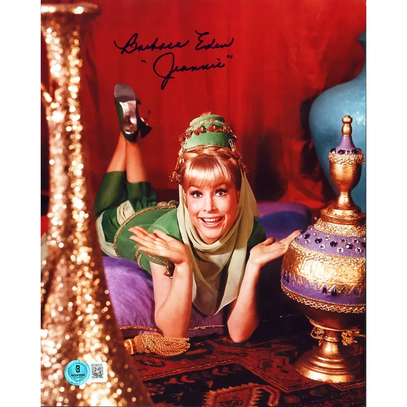 Barbara Eden I Dream of Jeannie "Jeannie" Signed 8x10 Vertical Photo BAS 3