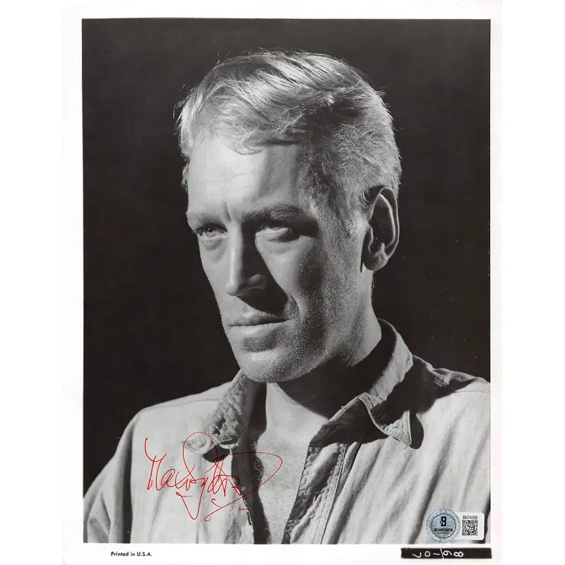 Max Von Sydow Actor Authentic Signed 8x10 Photo Autographed BAS #BN74308