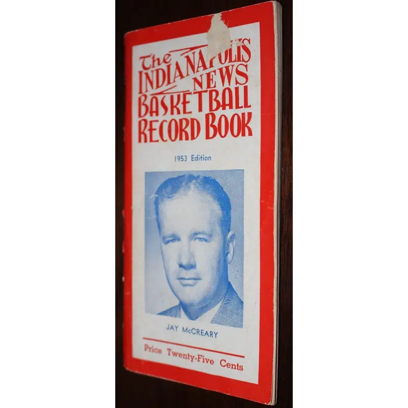 1953 Indianapolis News Basketball Record Book