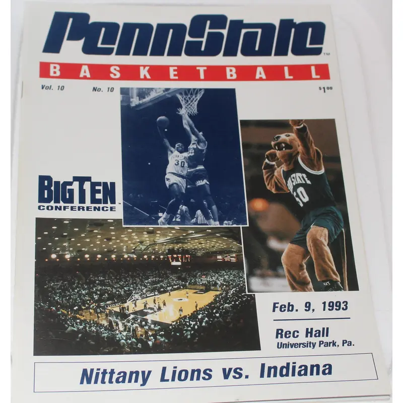 1993 Indiana University vs Penn State Basketball Program