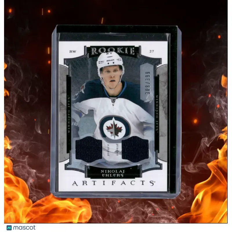 2015-16 Upper Deck Artifacts Nikolaj Ehlers Dual Jersey 308/399 #198