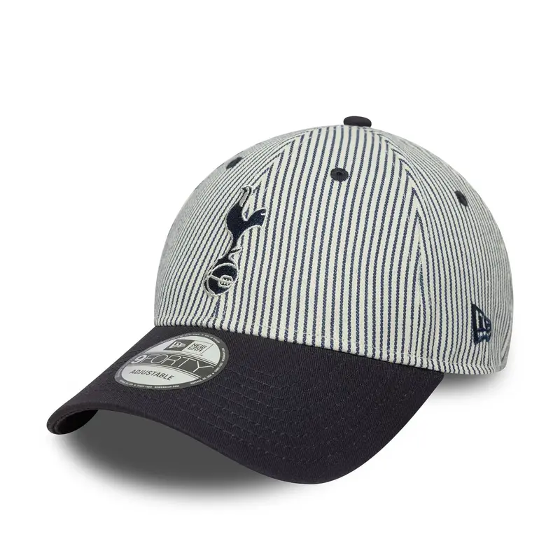 Tottenham Hotspur FC Contrast Pinstripe Navy 9FORTY Adjustable Cap