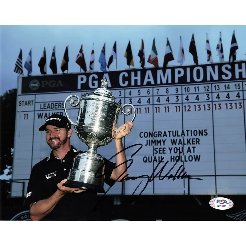 JIMMY WALKER signed 8x10 photo PSA/DNA Autographed Golf