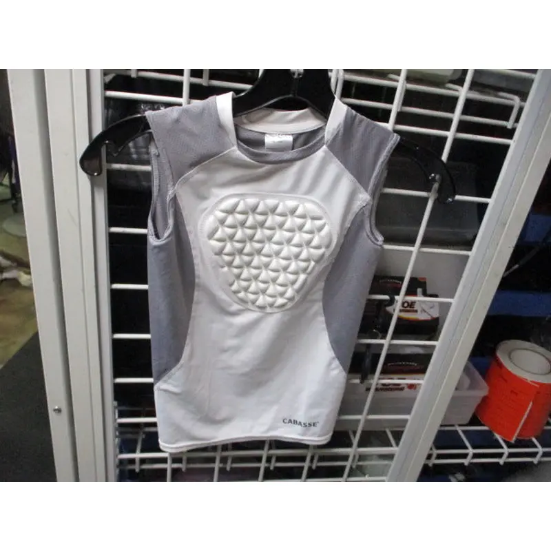 Used Cabasse Baseball Heart Guard Protective Sleeveless Shirt Size Youth XS
