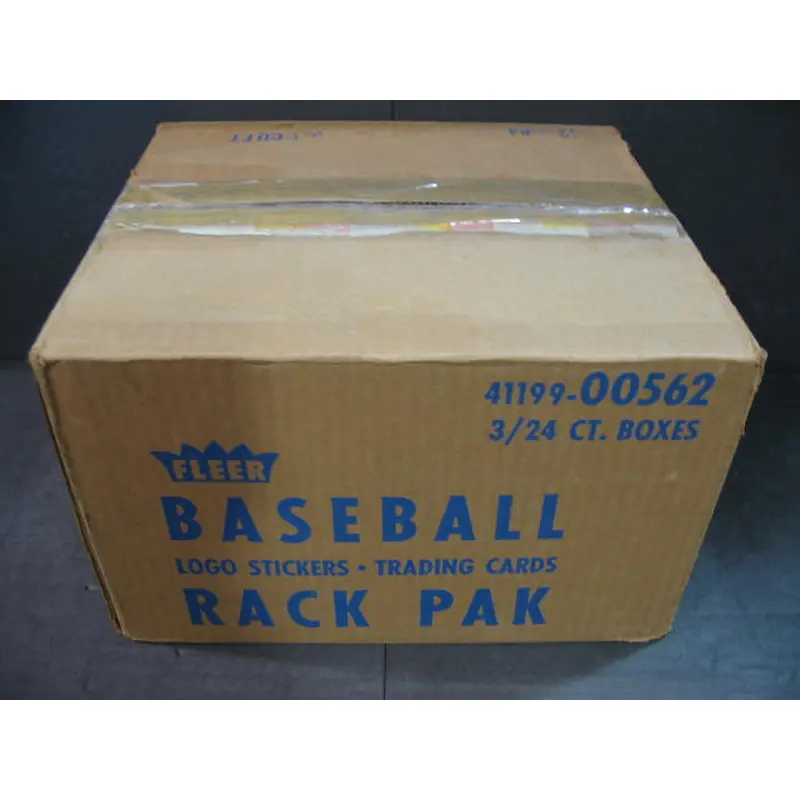 1988 Fleer Baseball Rack Pack Case (3 Box) (00562)