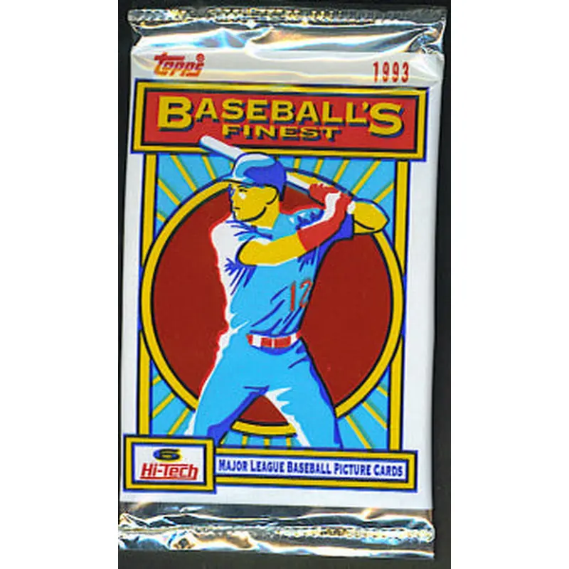 1993 Topps Finest Baseball Unopened Pack