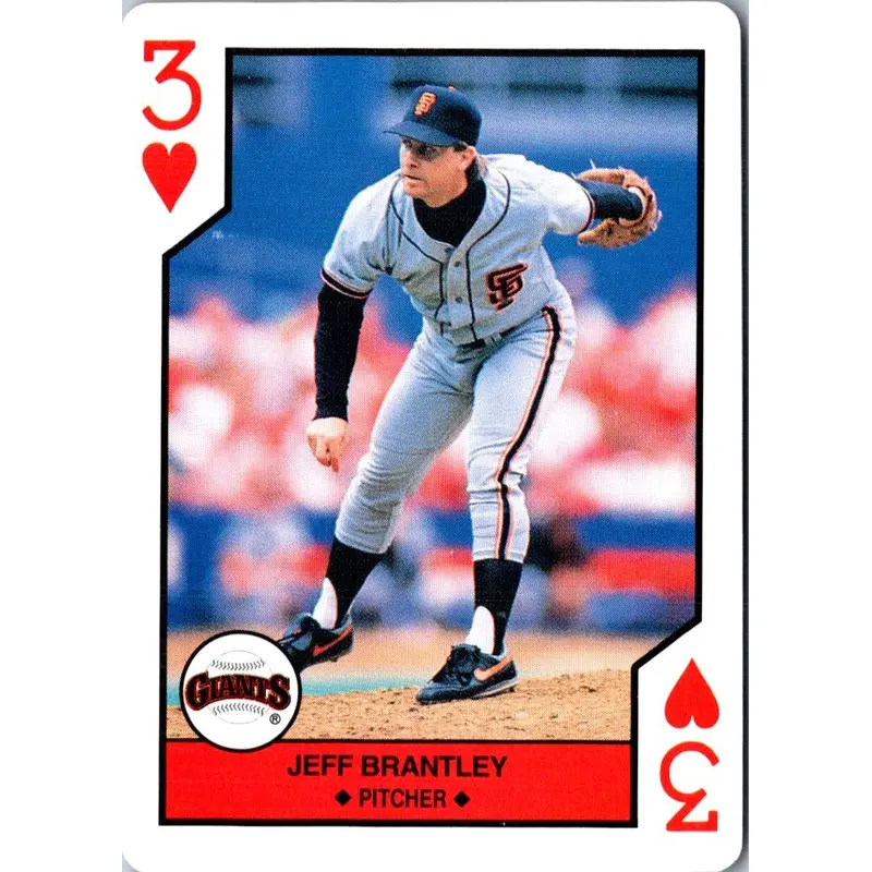 1990 U.S. Playing Card Co. Jeff Brantley #3