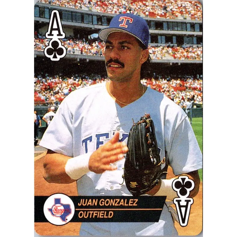 1993 Bicycle Aces Juan Gonzalez #AC