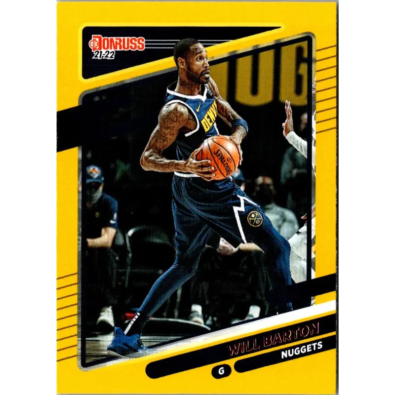 2021 Donruss Holo Red and Gold Laser Will Barton #106