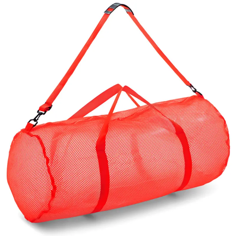 New Champion Sports Mesh Duffle Bag - Red