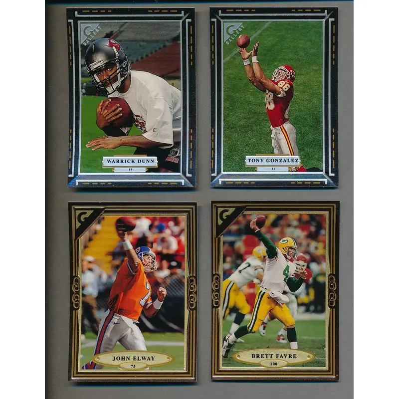 1997 Topps Gallery Football Complete Set (135) NM/MT MT