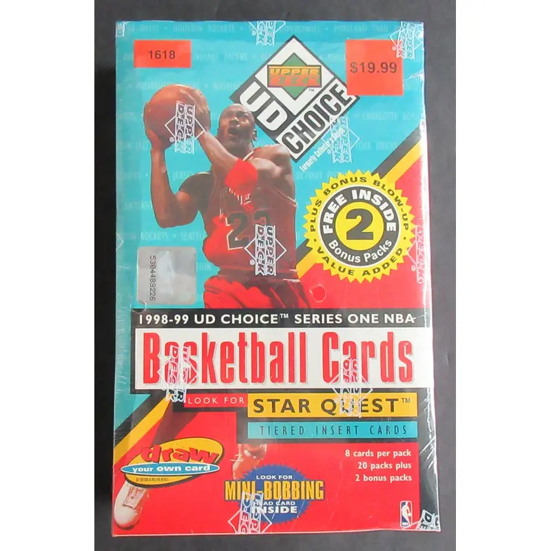 1998/99 Upper Deck UD Choice Basketball Series 1 Blaster Box (22/8)