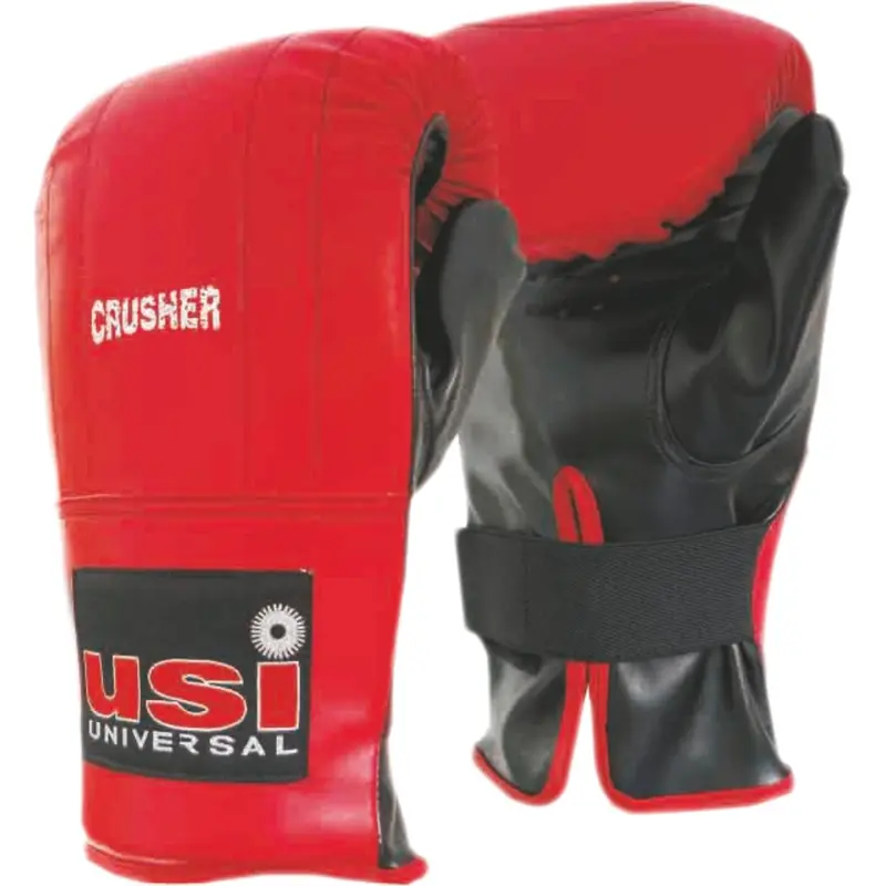 Crusher Bag Gloves Red-Black (Reliance/Crusher Series)  617EPU USI | Kibi Sports