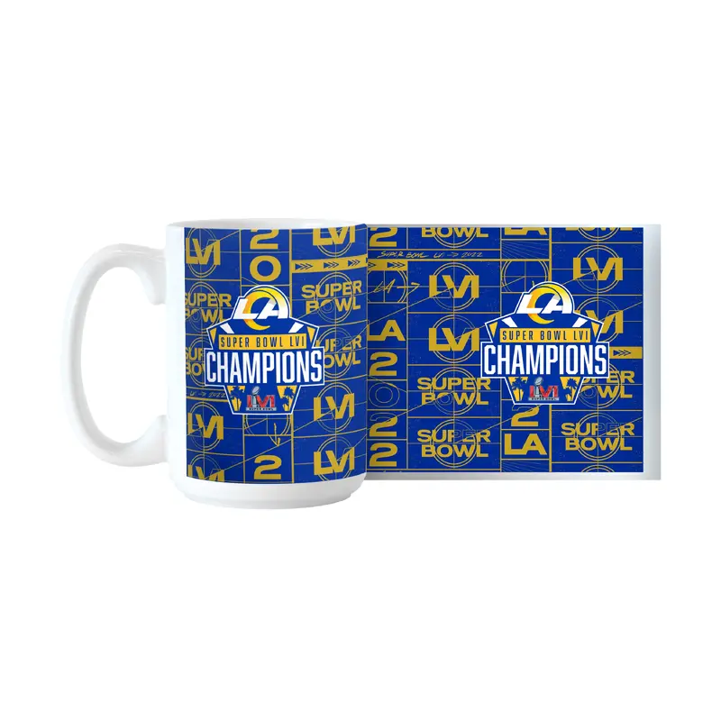 LA Rams 15oz SB Champions Sublimated Mug