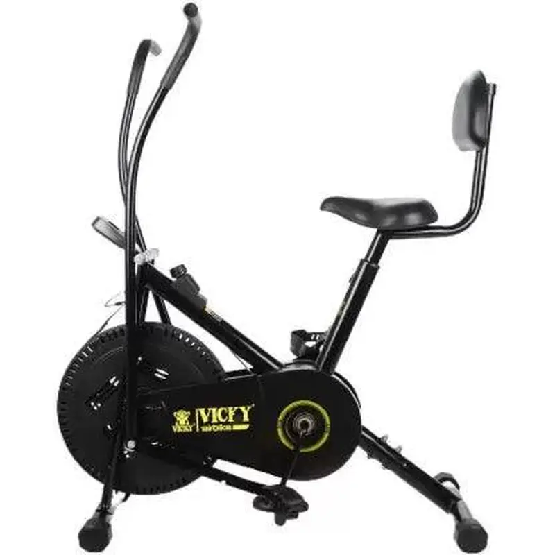 Vicky Air Bike with Moving Handle & Back rest Dual-Action | KIBI Sports