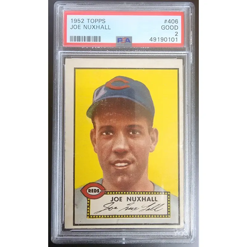 Joe Nuxhall 1952 Topps #406 PSA 2