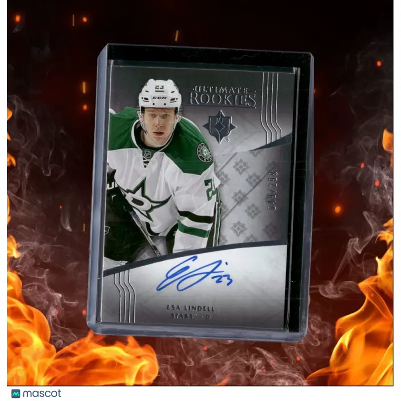 2016-17 Upper Deck Ultimate Esa Lindell Auto 049/299 #129