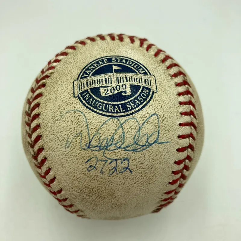 Derek Jeter Hit #2,722 Yankees All Time Leader Signed Game Used Baseball Steiner