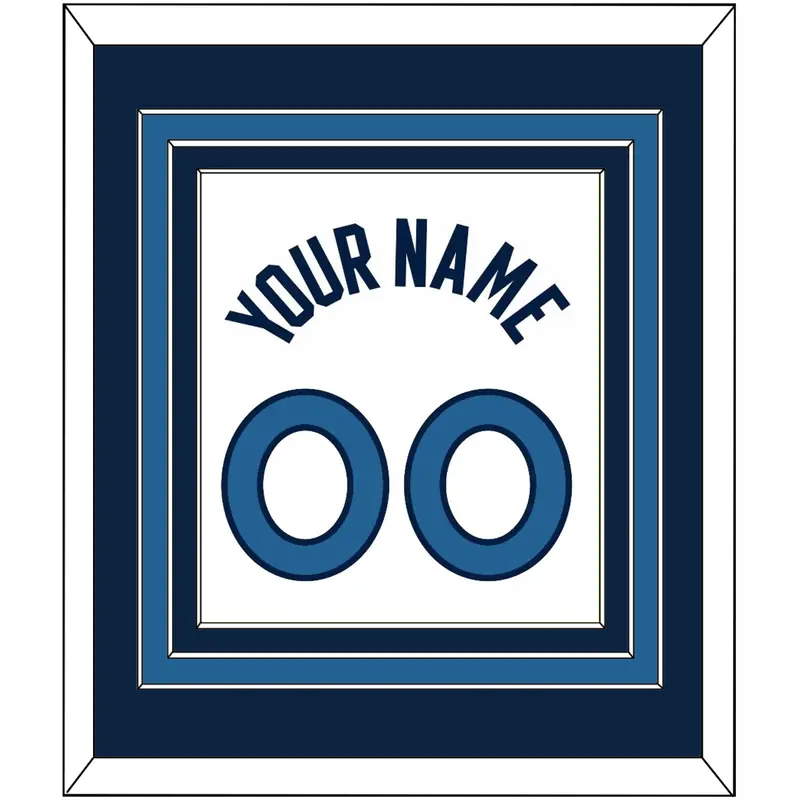 Minnesota Name & Number - White Association - Triple Mat 2