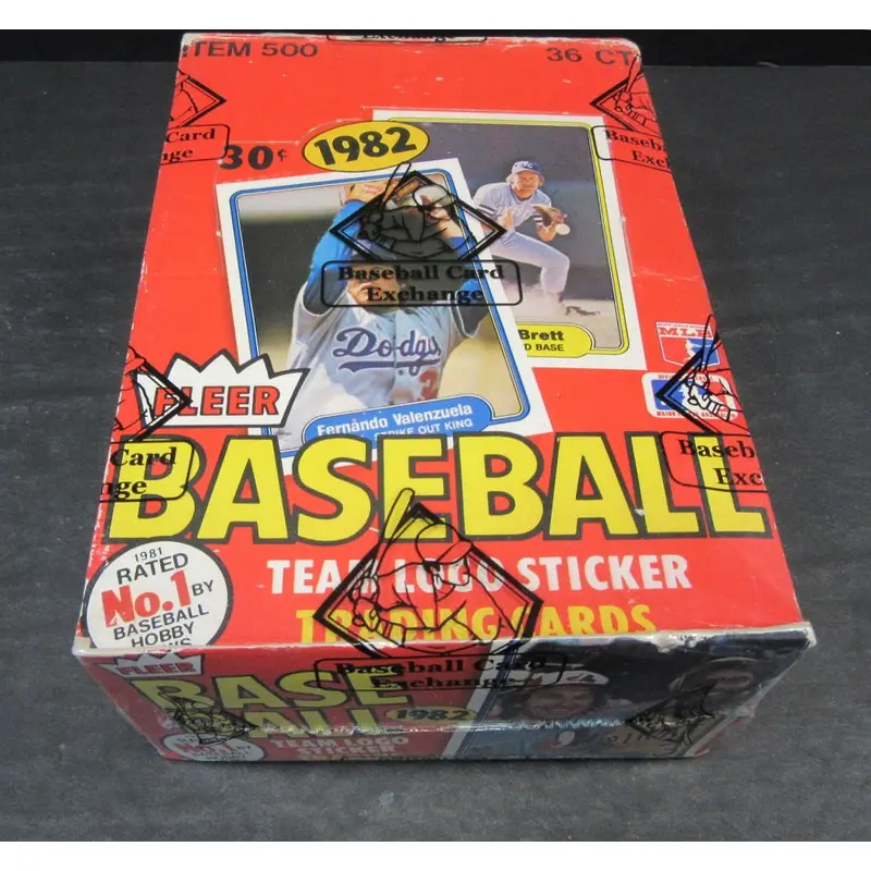 1982 Fleer Baseball Unopened Wax Box