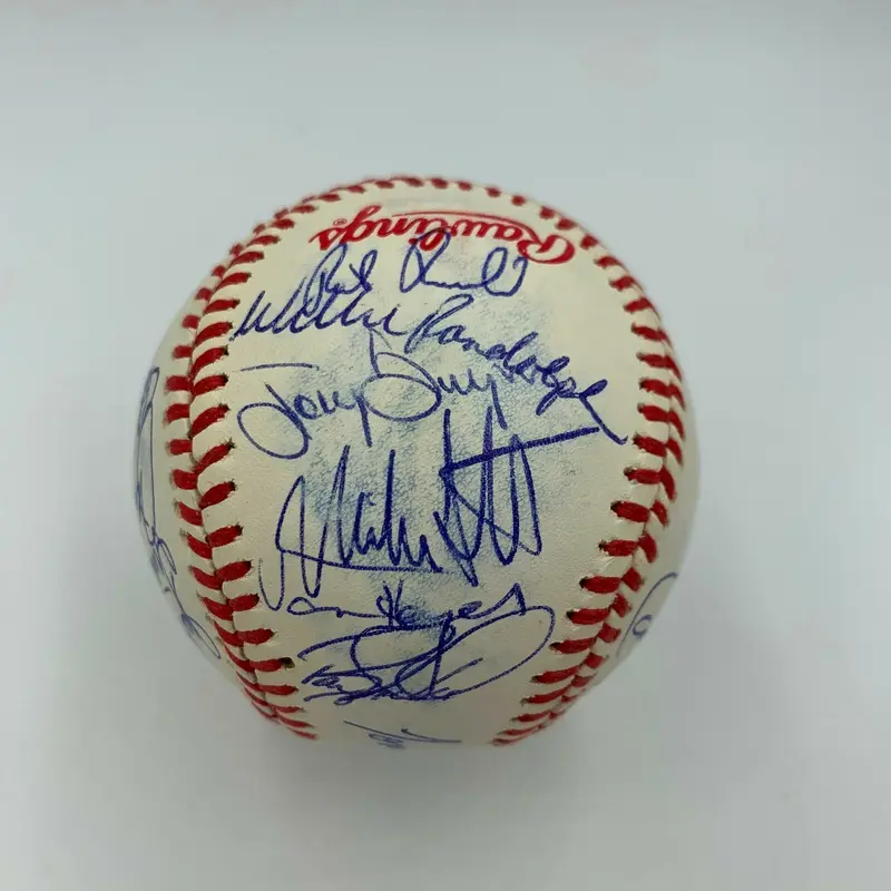 1989 All Star Game Signed Baseball Tony Gwynn Mike Schmidt Ryne Sandberg
