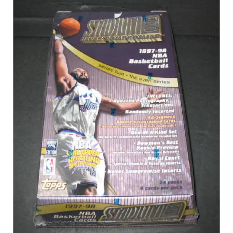 1997/98 Topps Stadium Club Basketball Series 2 Box (Hobby)