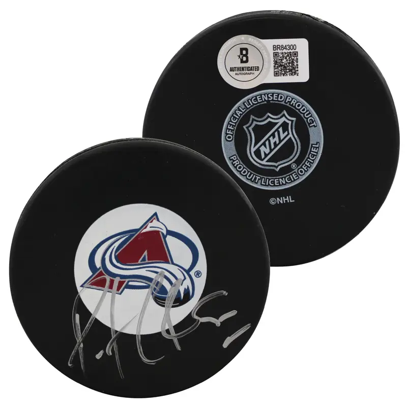 Avalanche Patrick Roy Authentic Signed Official NHL Hockey Puck BAS #BR84300