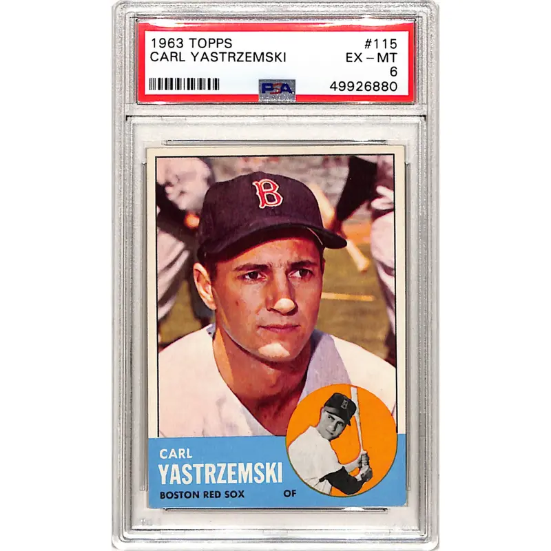 Carl Yastrzemski 1963 Topps #115 PSA 6 Ex-Mint