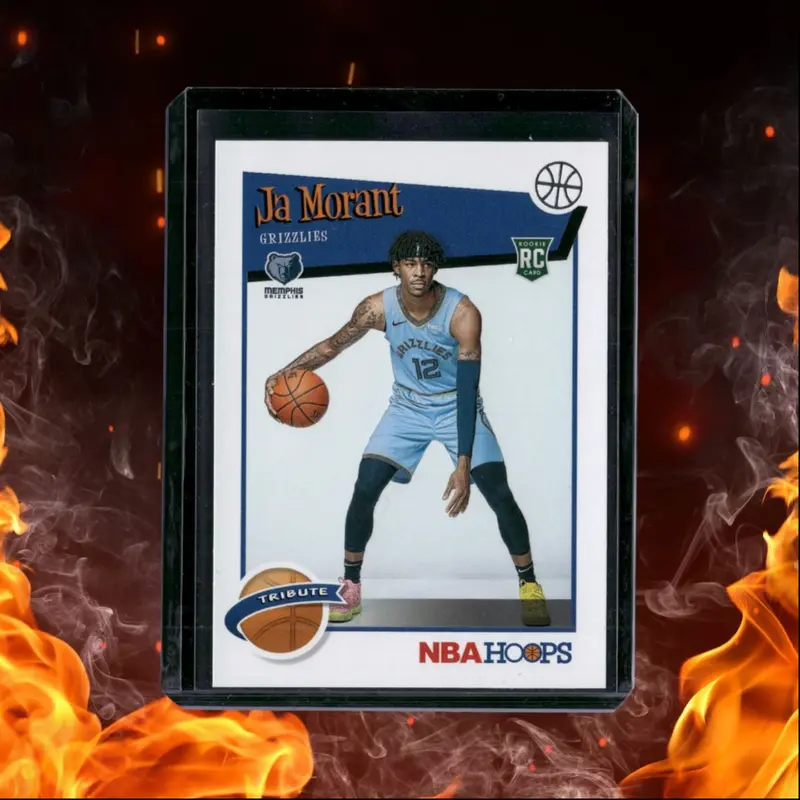 2019-20 Panini NBA Hoops Ja Morant Tribute (A) Rookie #297