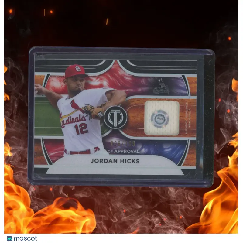 2022 Topps Tribute Jordan Hicks Stamp of Approval Jersey 008/199 #SOA-JHI