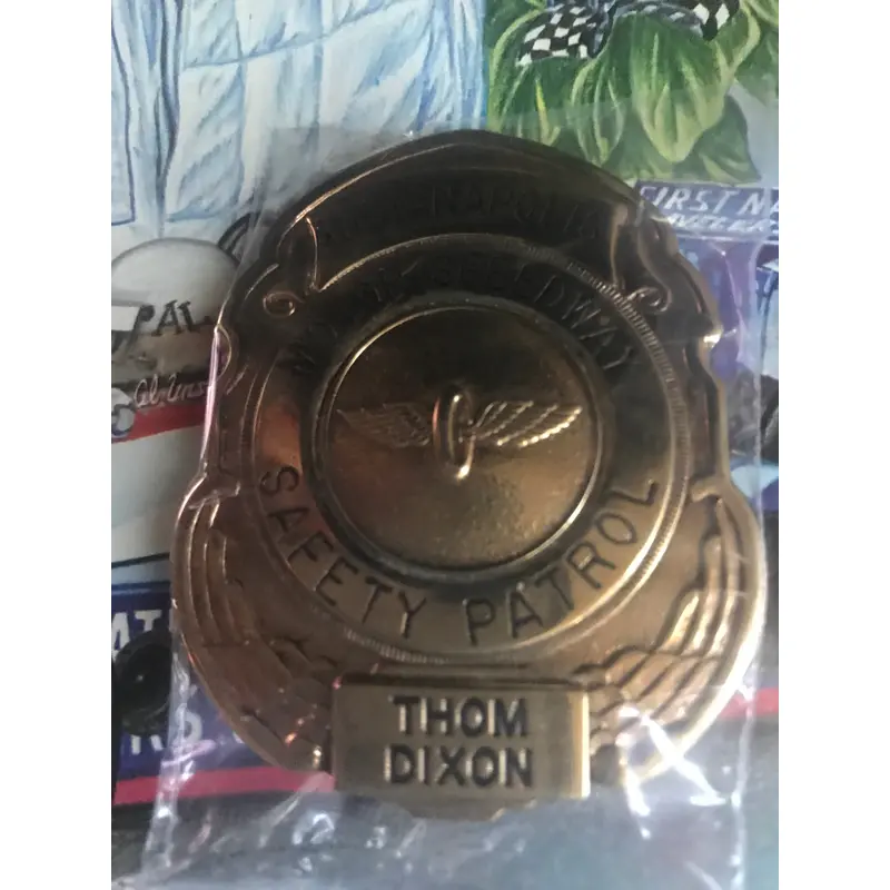 Vintage Indy Motor Speedway Safety Patrol Badge