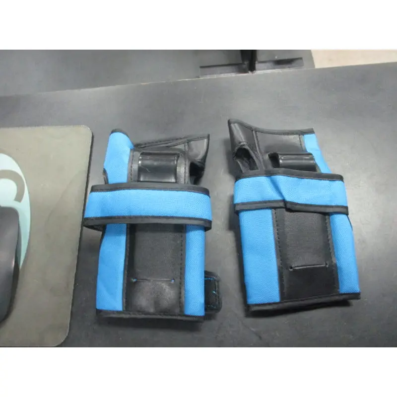 New Black/Blue Skating Wrist Guards Size XL
