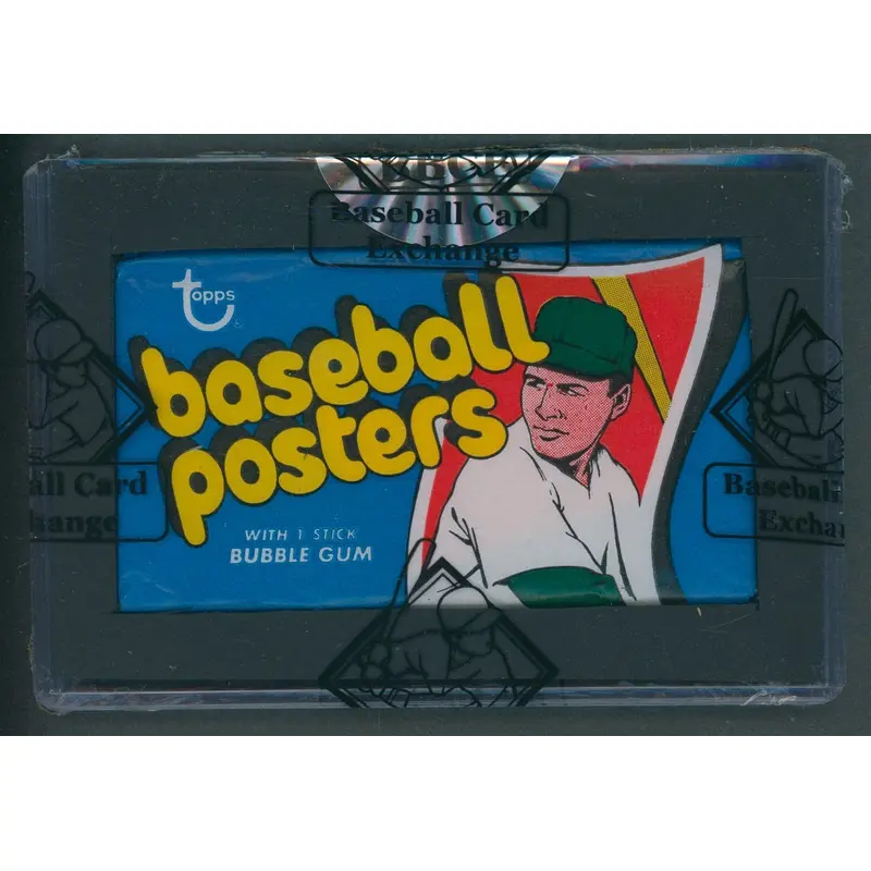 1972 Topps Baseball Unopened Posters Wax Pack (BBCE)