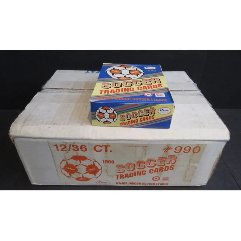 1990 Pacific MISL Indoor Soccer Trading Cards Case (12 Box)
