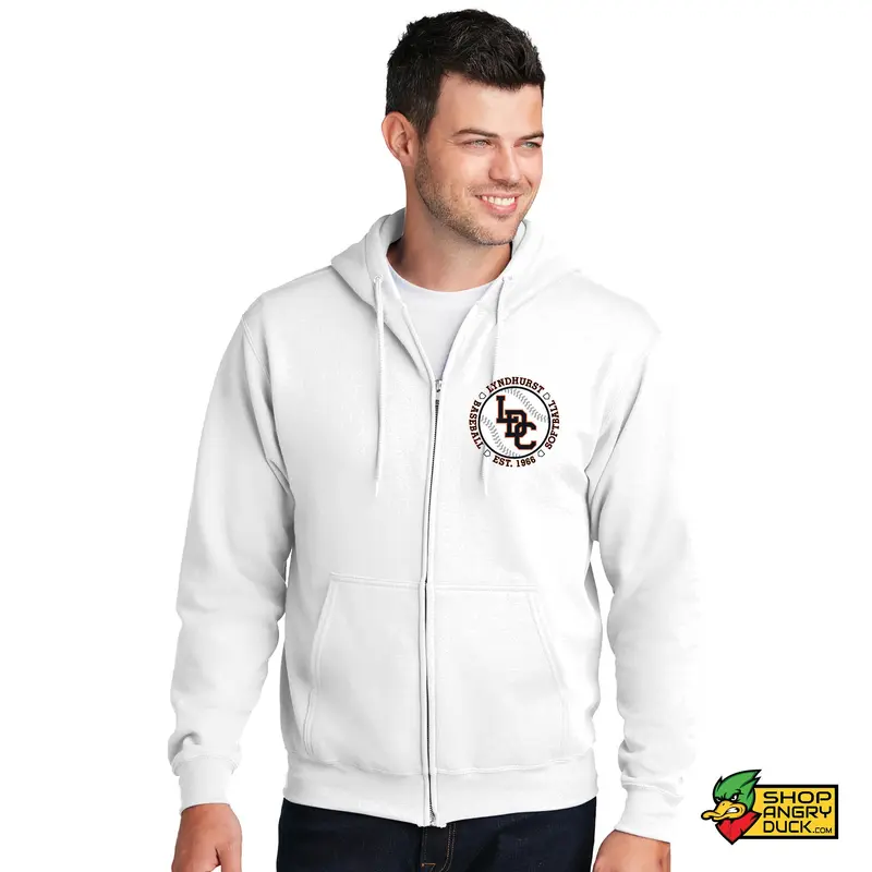 Lyndhurst Dads Club Logo Full Zip Hoodie