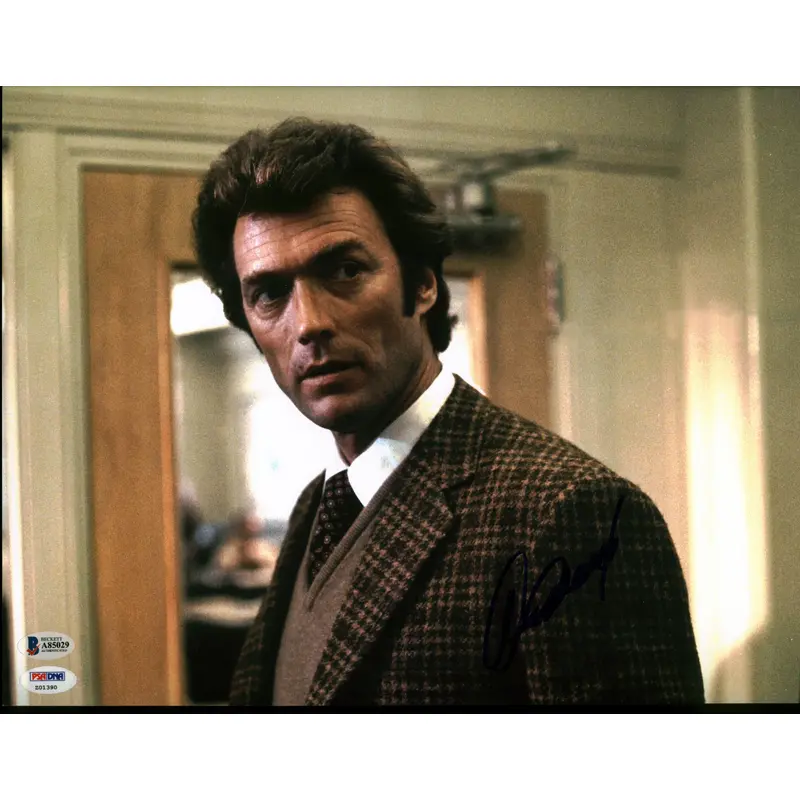 Clint Eastwood Dirty Harry Authentic Signed 11x14 Photo Autographed BAS #A85029