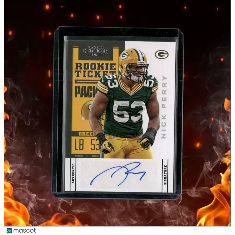 2012 Panini Contenders Nick Perry Ticket Rookie Auto #173