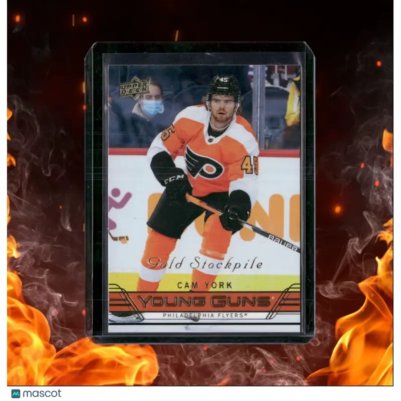 2021-22 Upper Deck Cam York 2006-07 Retro Gold Stockpile Young Guns Rookie #T-94