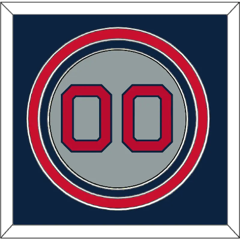 Boston Number - Road Gray - Triple Mat 3