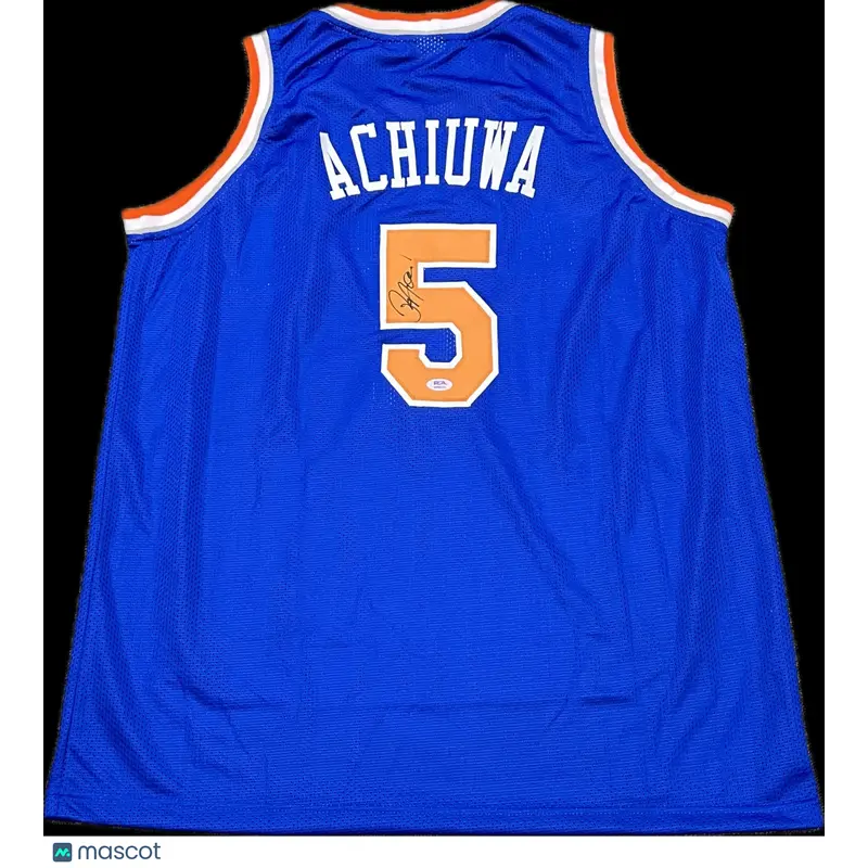 Precious Achiuwa Signed Jersey PSA New York Knicks Autographed