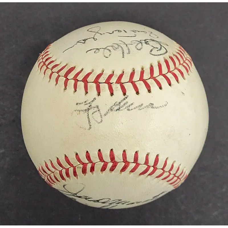 1961 New York Yankees World Series Champs Multi Signed Baseball Beckett COA