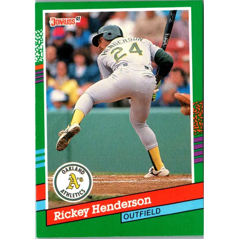 1991 Donruss Rickey Henderson #648